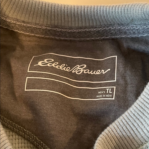 Eddie Bauer Men's thermal crew. Color 0242 herb.  NWT - Picture 2 of 5